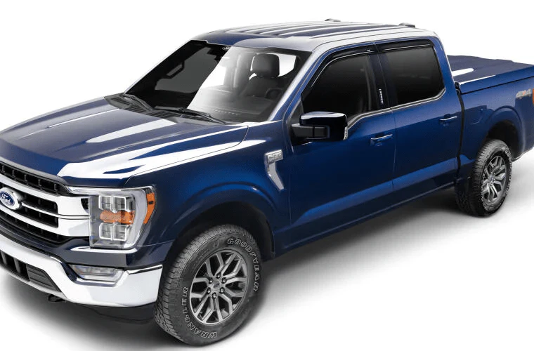 Husky Low Profile weather shields Smoke Ford F150 2021+ - Image 3