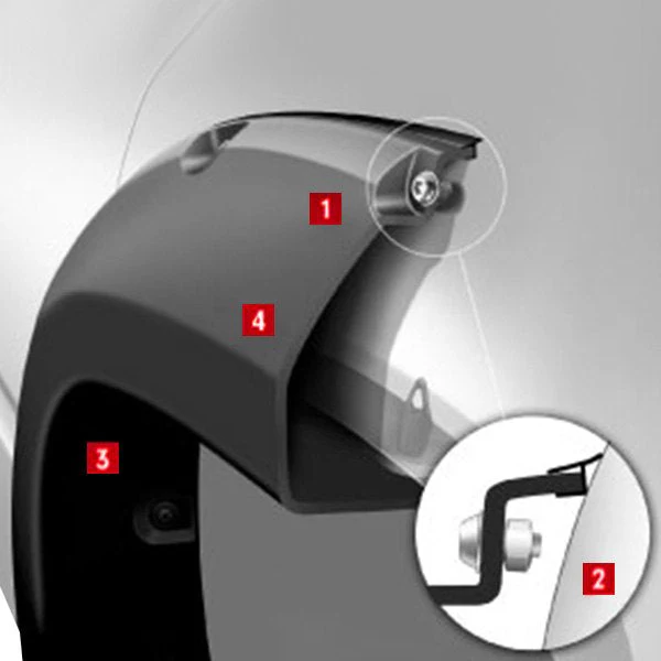 Bushwacker 3.5" Wide Max Coverage Flares OE Matte Black Suitable for Dodge Ram 2500 3500 - Image 3