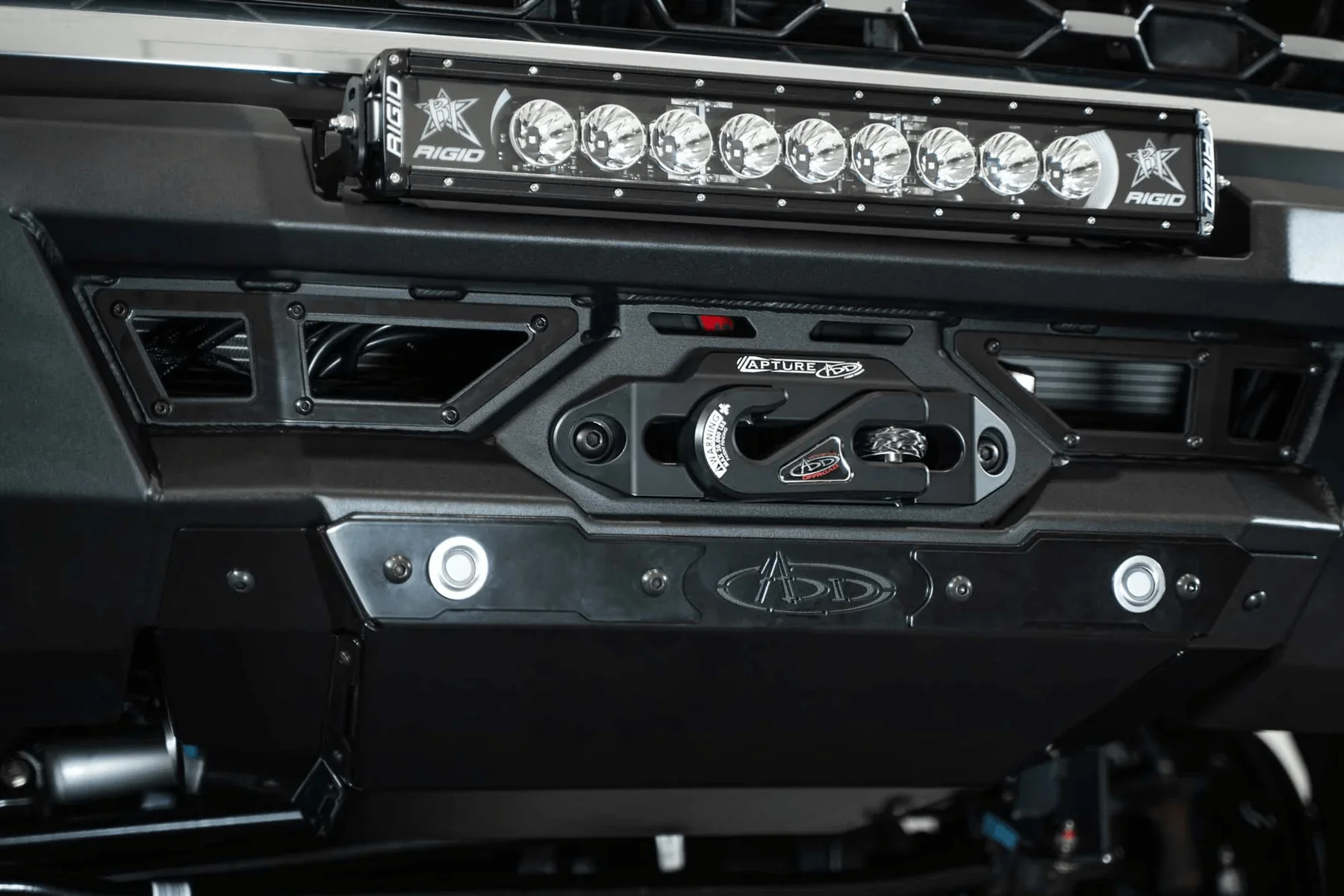 Addictive Desert Designs 2023 FORD F-250/350 PHANTOM WINCH FRONT BUMPER - Image 4